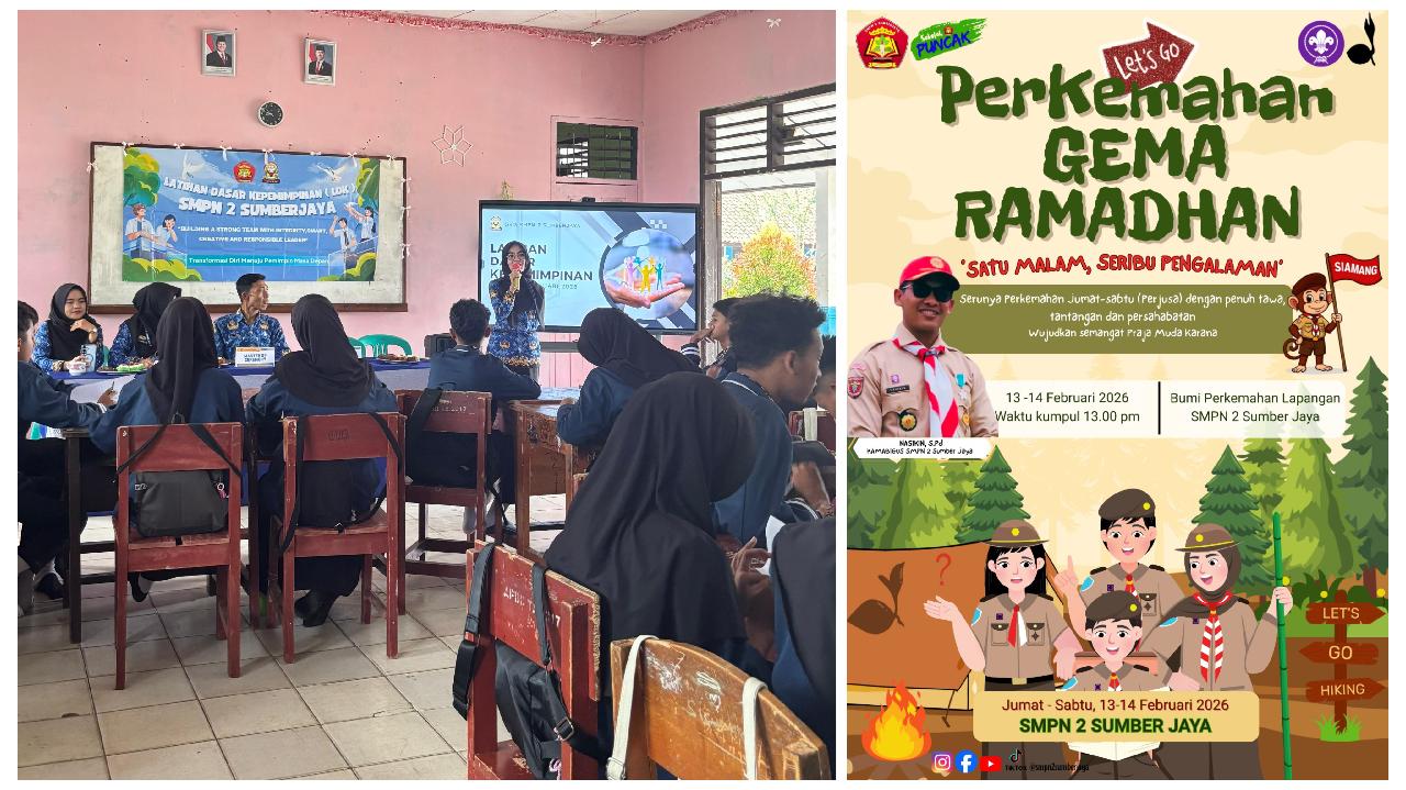 LDK OSIS SMPN 2 Sumberjaya Digelar, Cetak Pemimpin Muda Berintegritas dan Solid