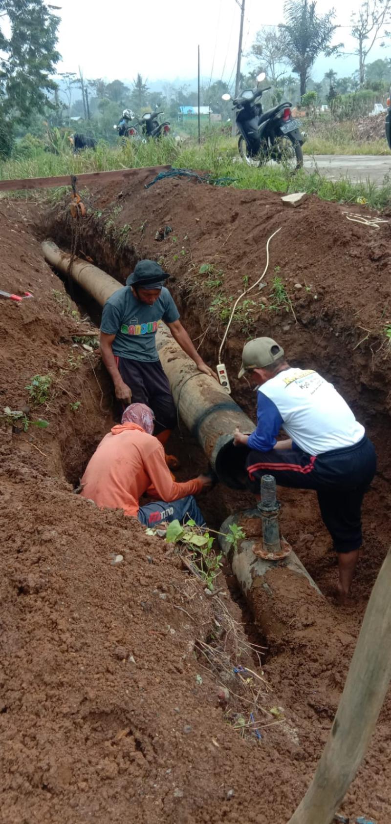 Pipa Transmisi Rusak, Distribusi Air Perumda Limau Kunci Terganggu 