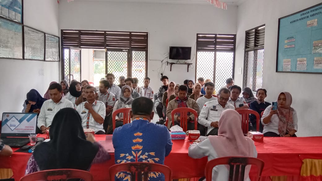 Camat Kebun Tebu Dukung Penuh Pelatihan Aplikasi Siks-NG dari Dinsos Lampung Barat 