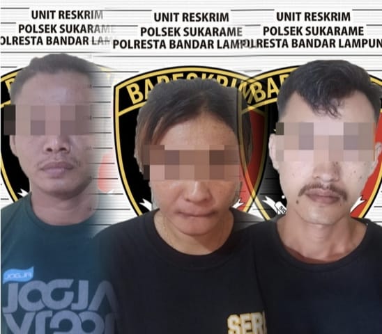 Dua Pria dan Satu Wanita Ditangkap Saat Pesta Sabu di Sukabumi