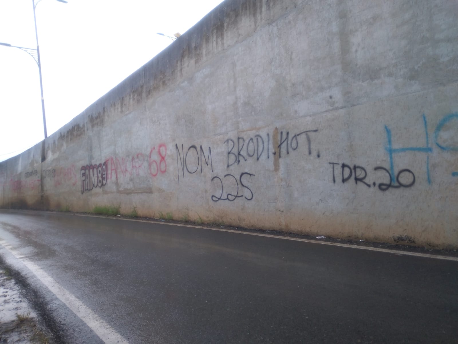 Aksi Vandalisme di Kota Bandarlampung hingga Kini Belum Ditindak