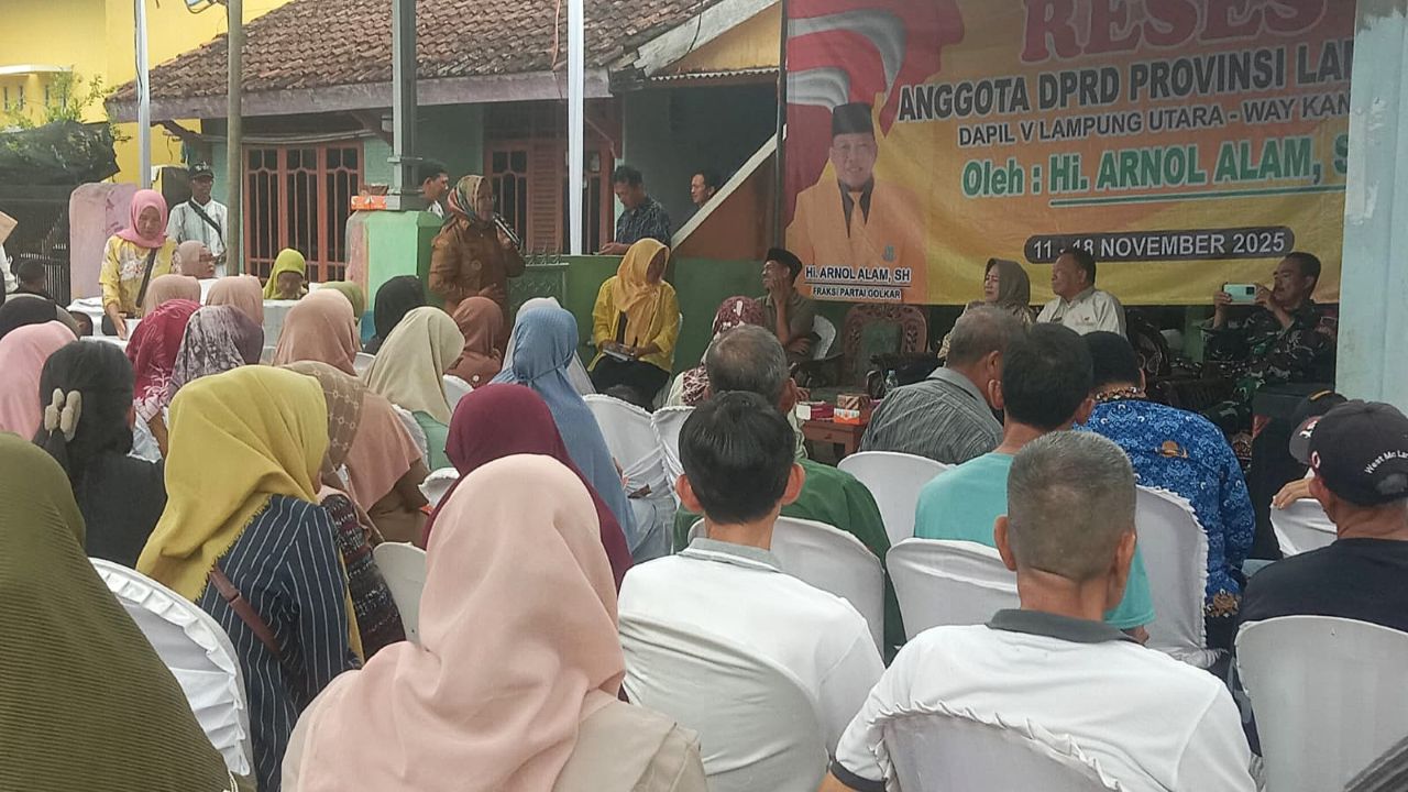 Warga Kecewa, Reses Arnol Alam di Abung Selatan Dinilai Tanpa Persiapan
