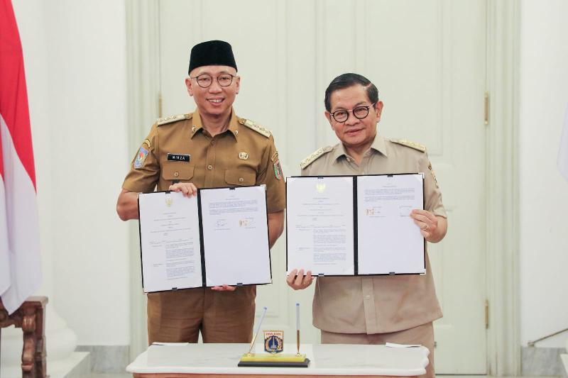 Lampung dan DKI Jakarta Sepakat Perkuat Pelayanan Publik dan Distribusi Pangan Digital