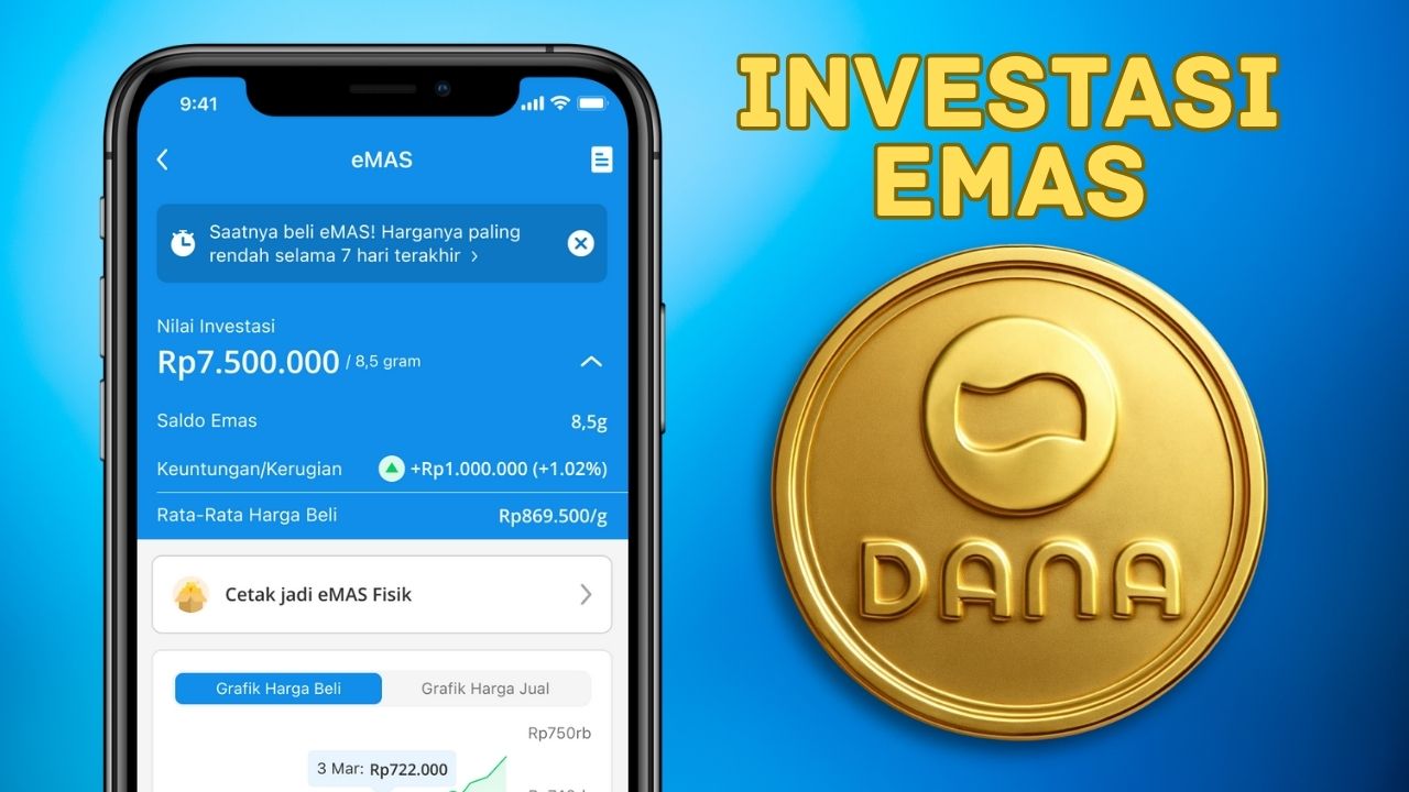 Tips Menabung Emas di DANA untuk Dana Darurat dan Jangka Panjang
