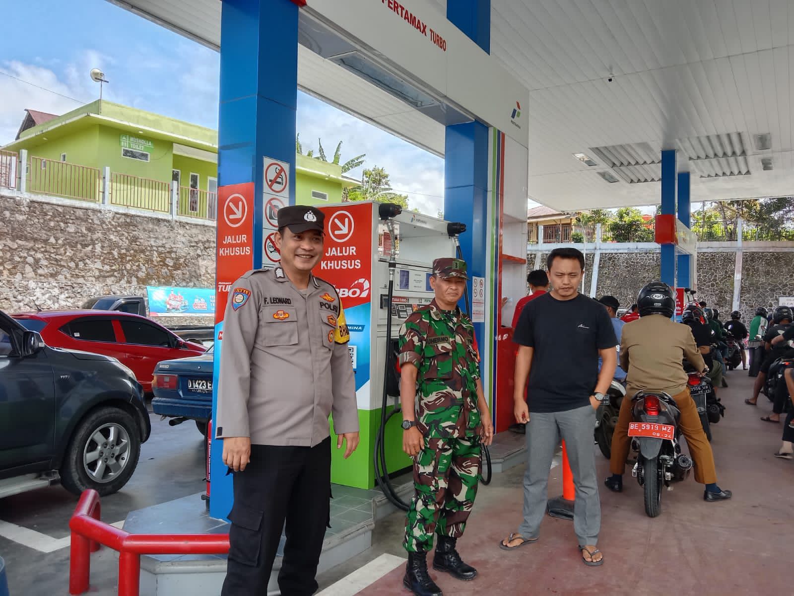 Antisipasi Praktik Kecurangan Penyaluran BBM Bersubsidi, TNI-Polri Lakukan Monitoring ke SPBU 