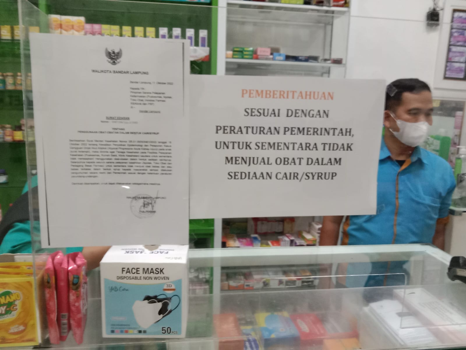 Polda Lampung Pantau Pengembalian Obat Sirup Anak ke Distributor