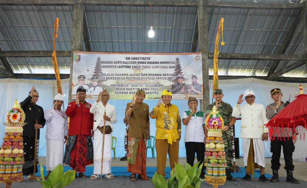 Nyepi Tahun Baru Saka 1945, Arinal Ajak Umat Hindu Jaga Keharmonisan dan Dukung Pembangunan Lampung