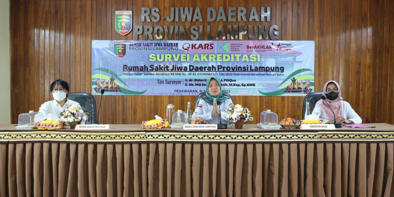 Nunik Berharap Akreditasi Pelayanan RSJ Lampung oleh KARS, Hasilkan Yankes Jiwa yang Prima 