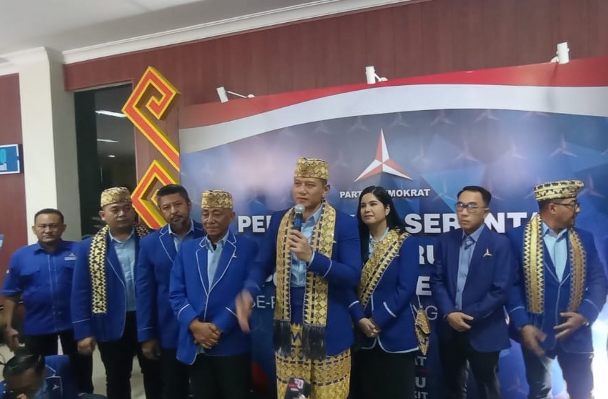 Lantik Pengurus DPC Se-Lampung, AHY Tegas Tolak Wacana Pemilu Proporsional Tertutup 