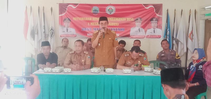 Lakukan Musrenbangdes, Pembangunan Jalan masih jadi prioritas Desa Margolestari 