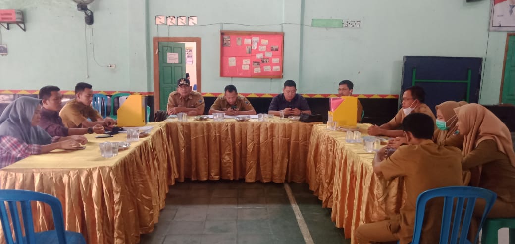 Tim Kecamatan Jatiagung Lakukan Monev  APBDes Tahap 1 2022 