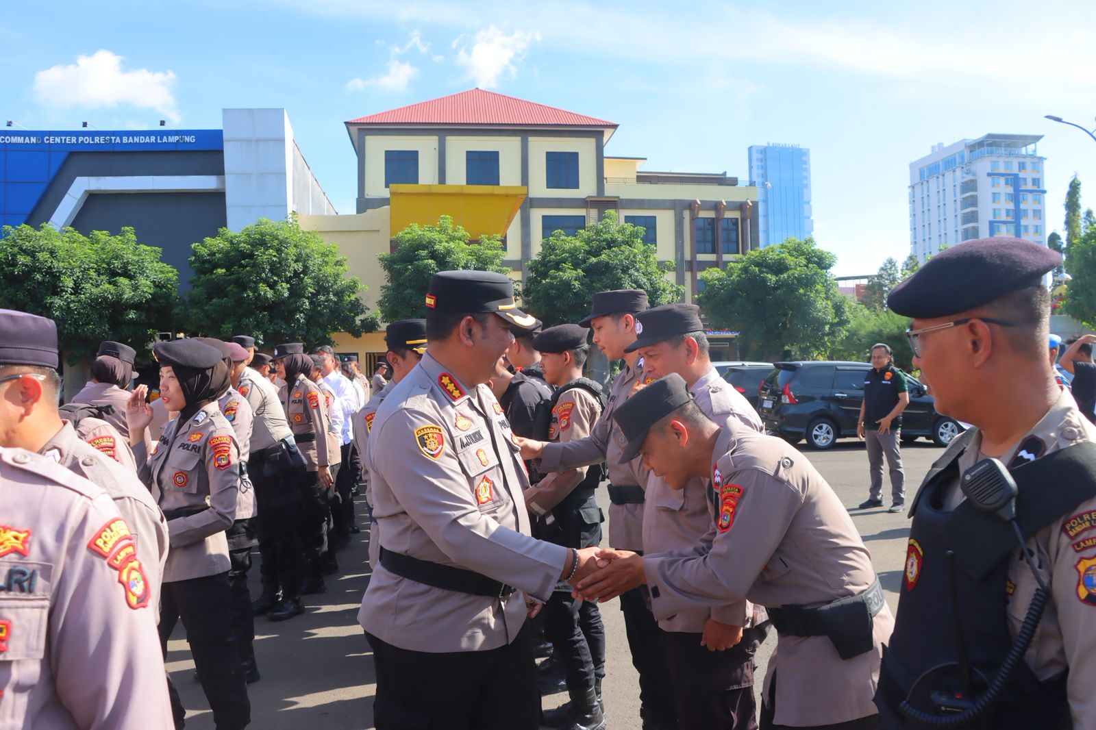 Halal Bihalal Idul Fitri, Polresta Bandar Lampung Pererat Soliditas Internal