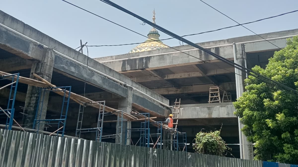 Progres Lambat, Mahasiswa Unila Harapkan Pembangunan Masjid Al-Wasi'i Dipercepat