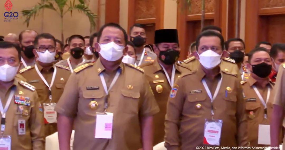 Arinal Hadiri Pengarahan Presiden RI, Jokowi Ajak Semua Pihak Kompak Tangani Inflasi