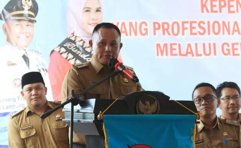Bupati Lampung Selatan Nanang Ermanto Hadiri Peringatan HUT Ke-18 HIMPAUDI