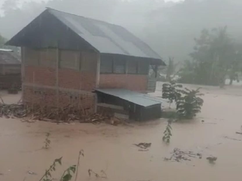 Way Gunung Meluap, 11 Rumah Warga Terendam Banjir