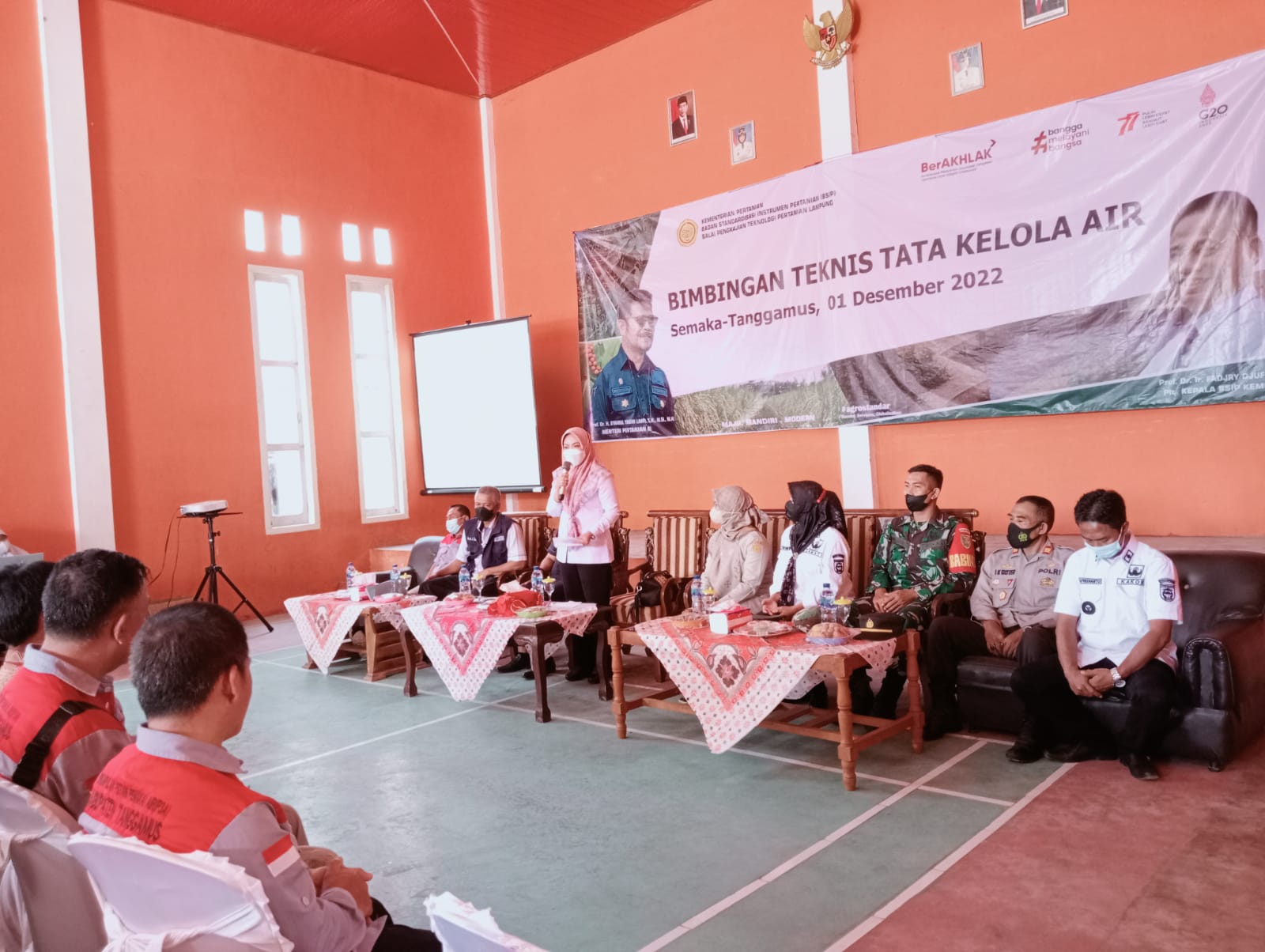 BPTP Lampung Gelar Bimtek Tata Kelola Air di Tanggamus