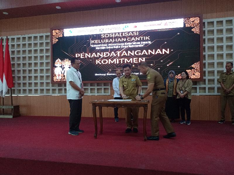 Pemkot Bandar Lampung Bersama BPS Luncurkan Aplikasi Kelurahan Cantik