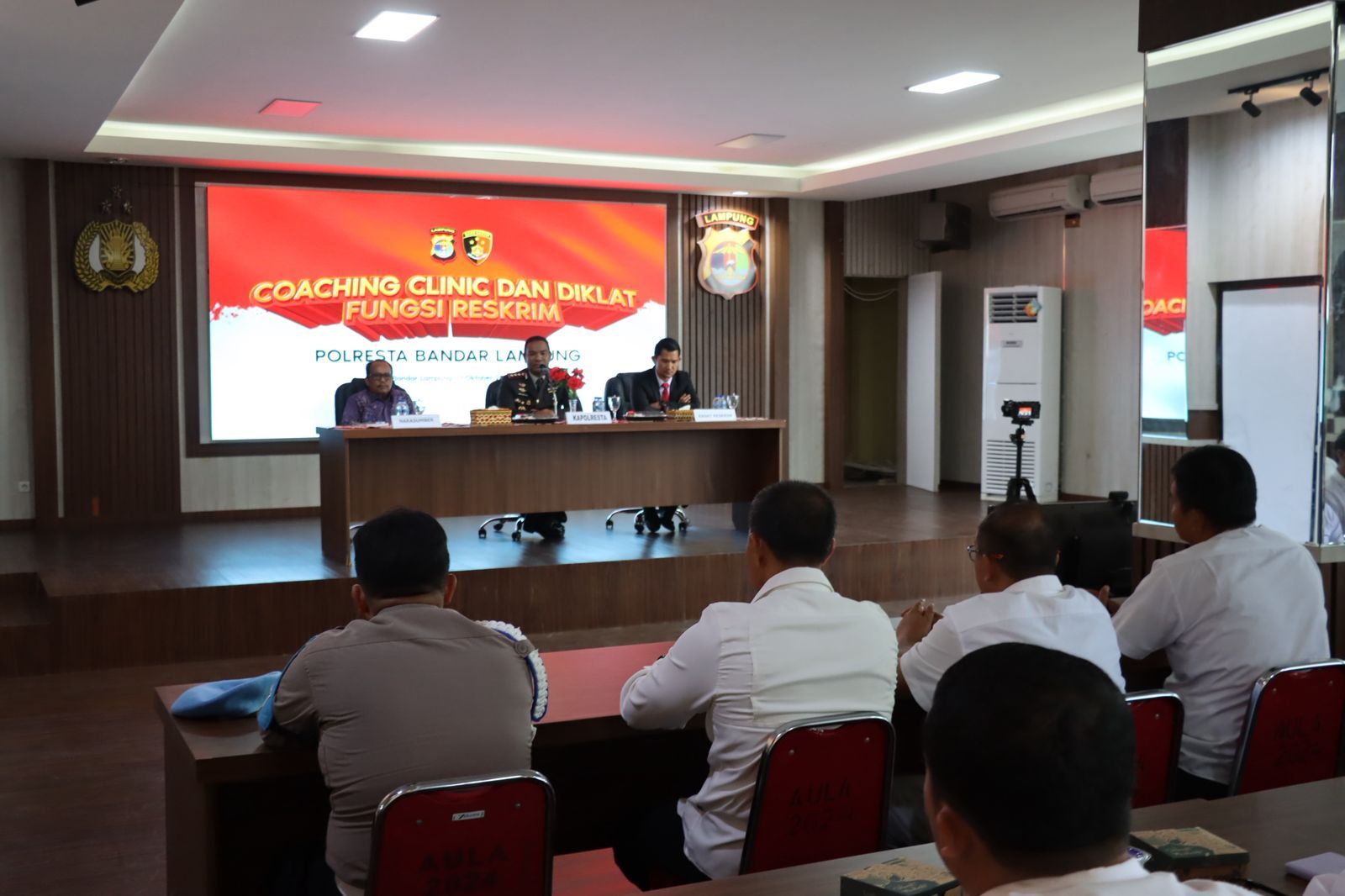 Polresta Bandar Lampung Perkuat Kompetensi Penyidik Lewat Coaching Clinic Reskrim