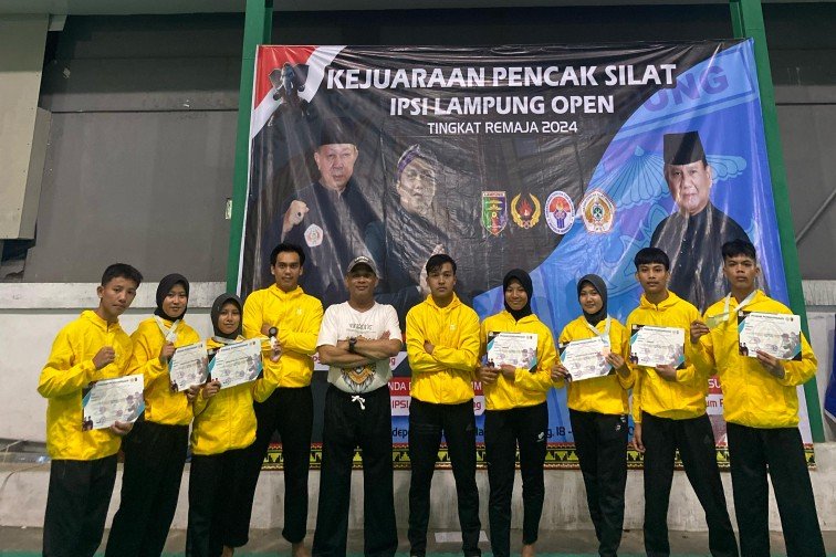 4 Atlet Pencak Silat Lampung Barat Bawa Pulang Gelar Juara di Kejuaraan IPSI Lampung Open 2024