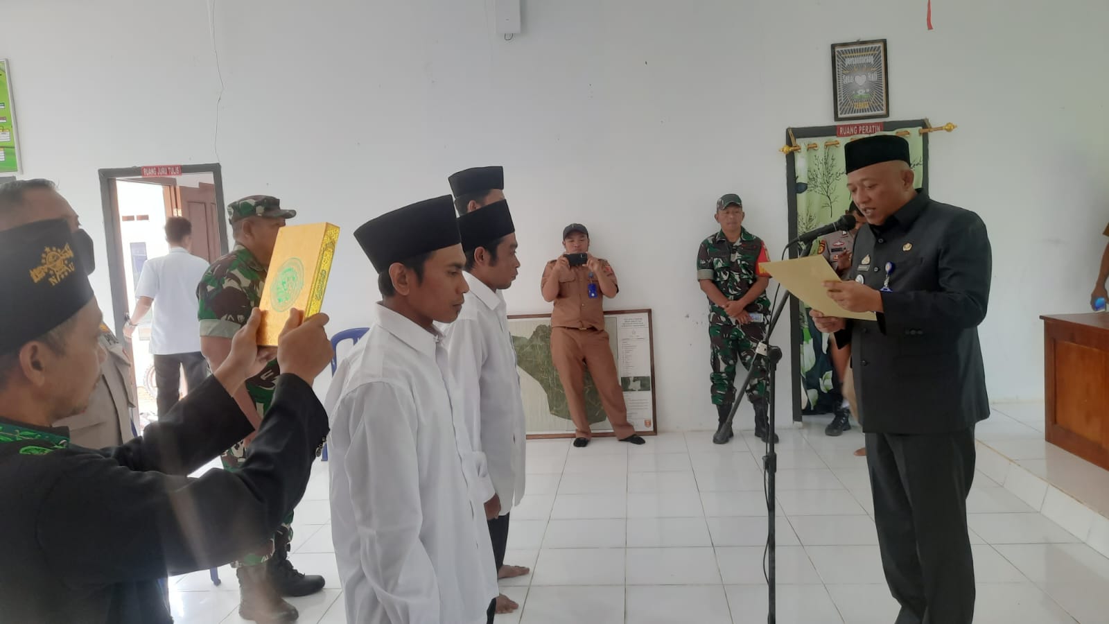 Mat Patoni Lantik PAW LHP Pekon Pahayu Jaya