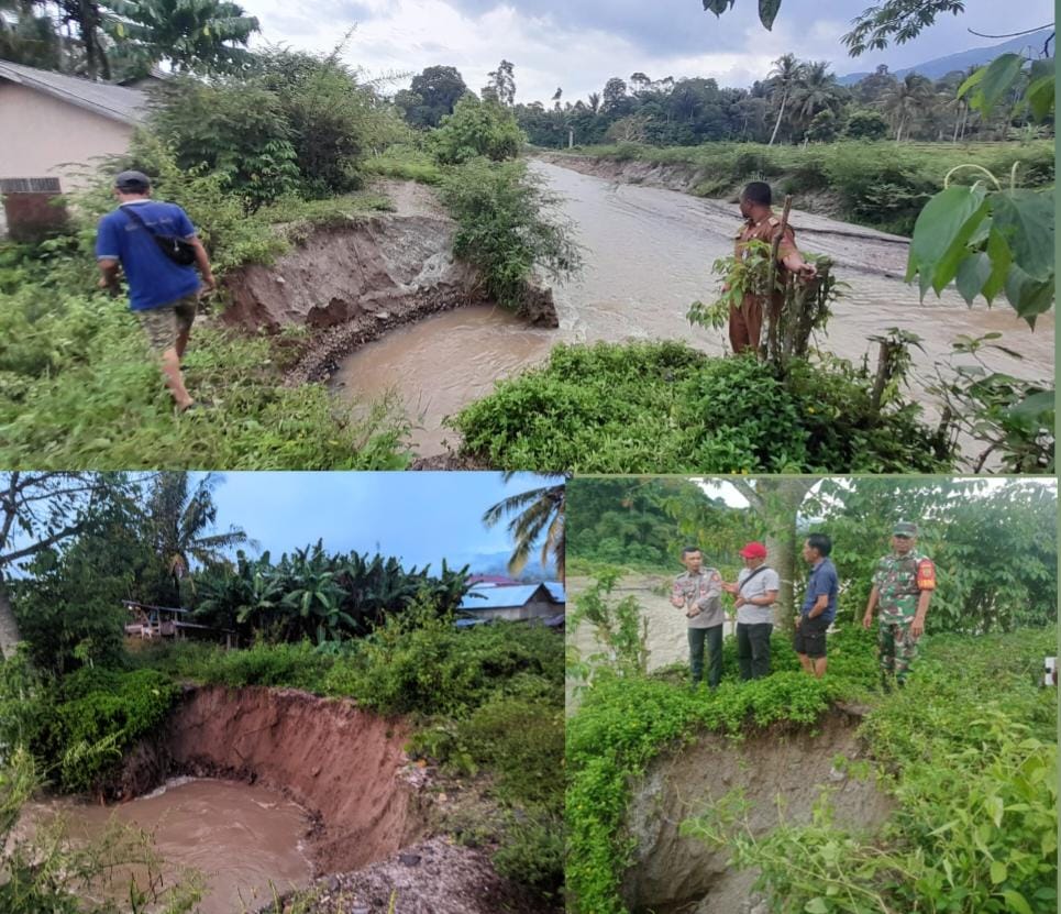Tanggul Jebol Diterjang Banjir, Pemukiman Warga Buay Nyerupa Terancam