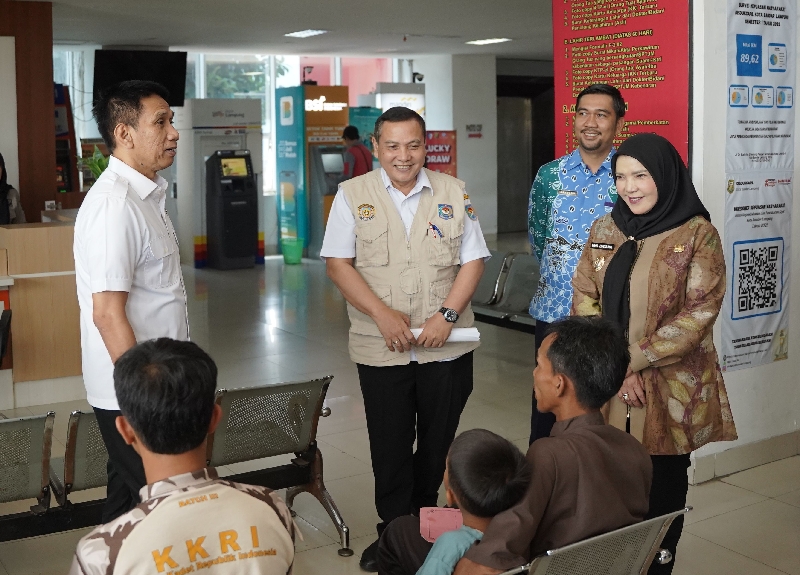 Sidak Wamendagri di Bandar Lampung, Evaluasi Penerapan WFH dan Transformasi ASN