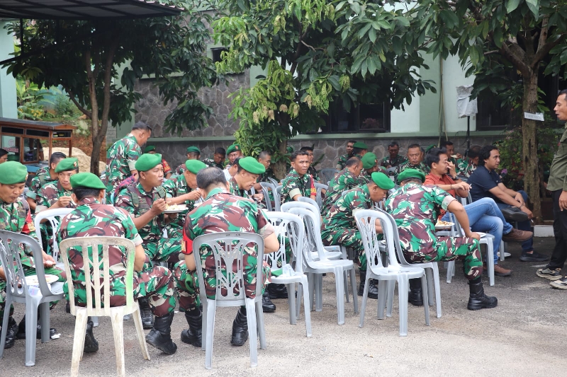 Halal Bihalal Kodim 0410/KBL Pererat Silaturahmi dan Perkuat Soliditas Prajurit