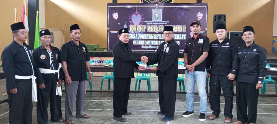 PSHT NIC 068 Lampung Barat Rapat Kerja Perdana Sekaligus Halal Bihalal  