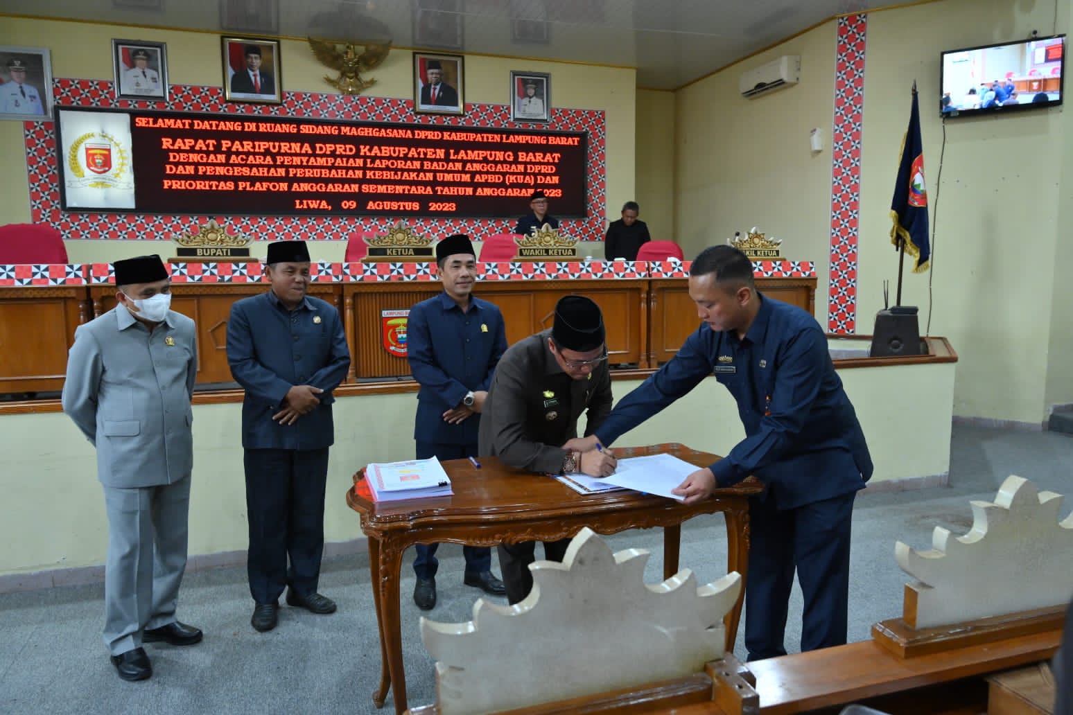 DPRD Lampung Barat Setujui Perubahan KUA PPAS Tahun 2023 