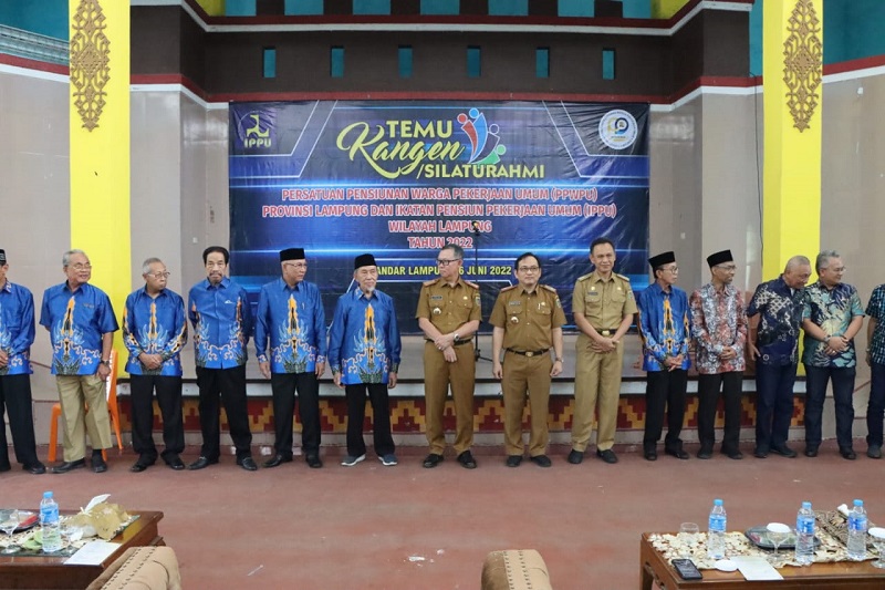 Sekdaprov Fahrizal Darminto Hadiri Temu Kangen-Silaturahmi PPWPU dan IPPU Lampung
