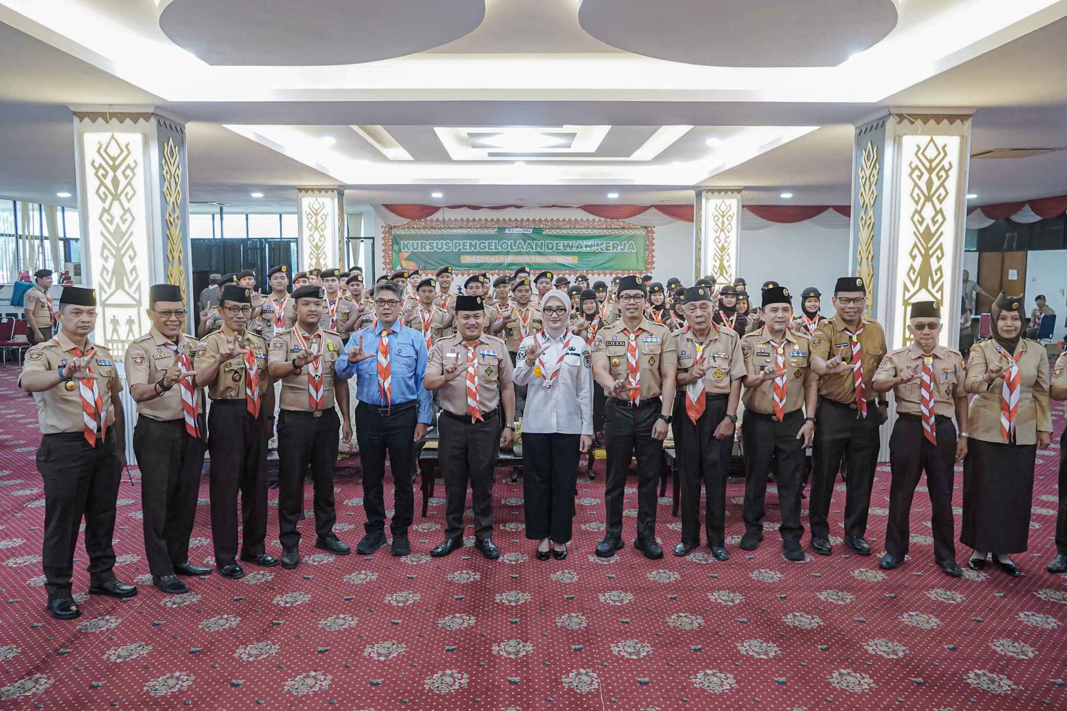 Wagub Jihan Buka KPDK, Cetak Kader Pramuka Lampung Berdaya Saing