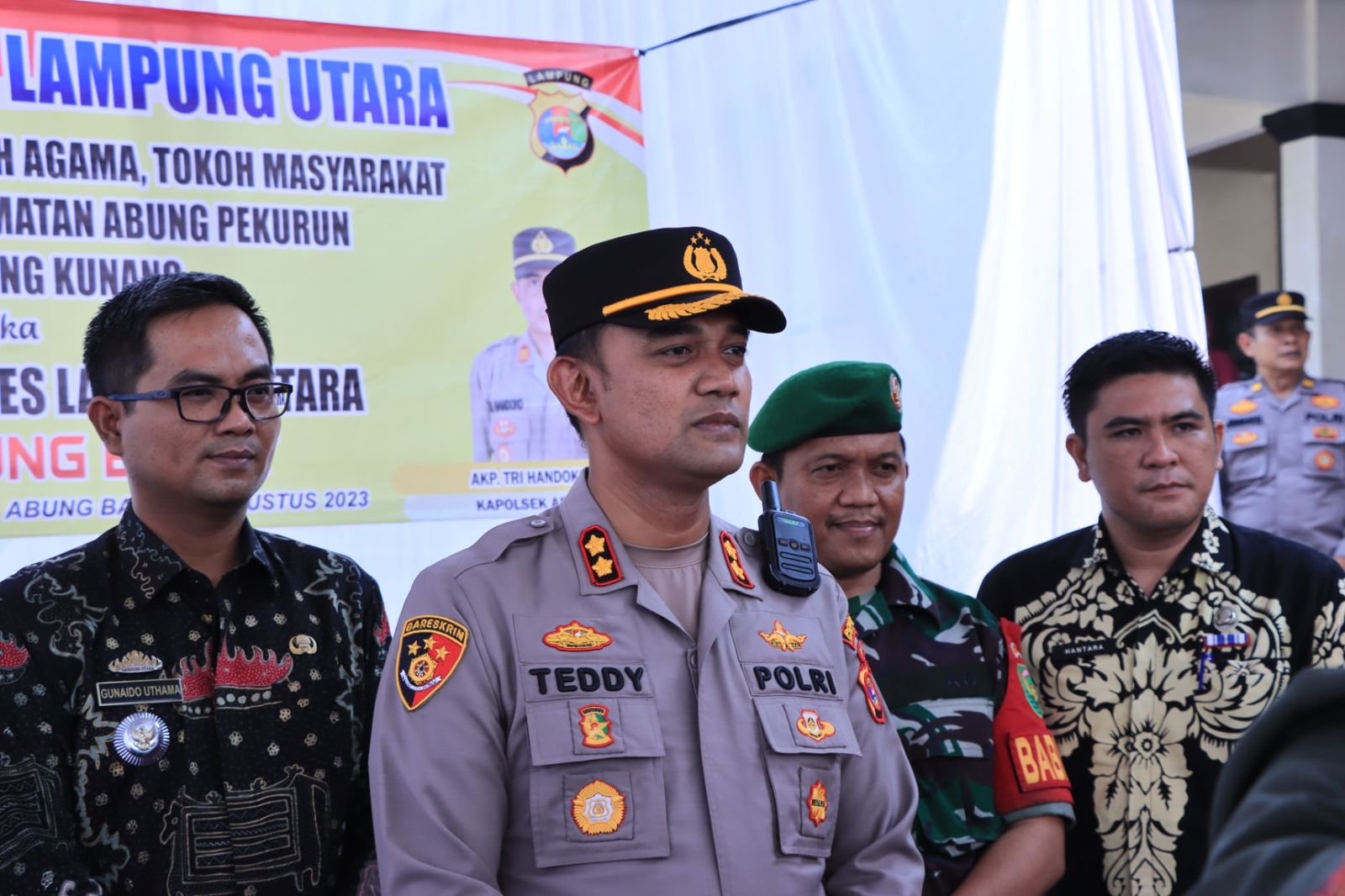 Jelang Pemilu 2024, Kapolres Lampung Utara Beri Himbauan Kamtibmas