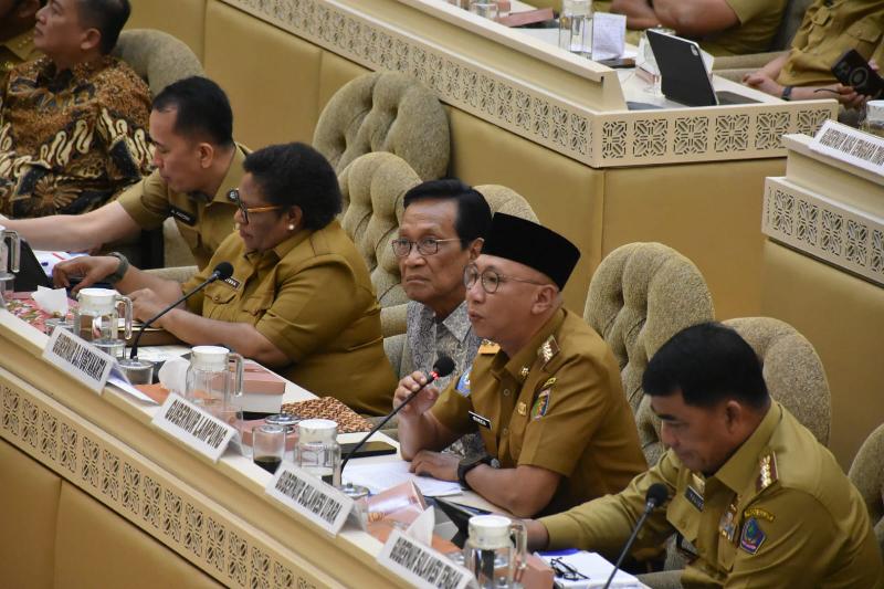 Gubernur Lampung Ungkapkan Tantangan Fiskal Dalam Meningkatkan PAD di Hadapan DPR RI dan Kemendagri