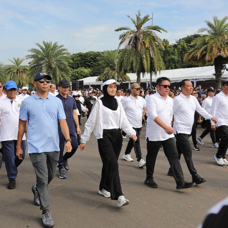 Gubernur Lampung Terpilih Mirza dan Wakil Gubernur Jihan Ikuti Gladi Kotor Pelantikan