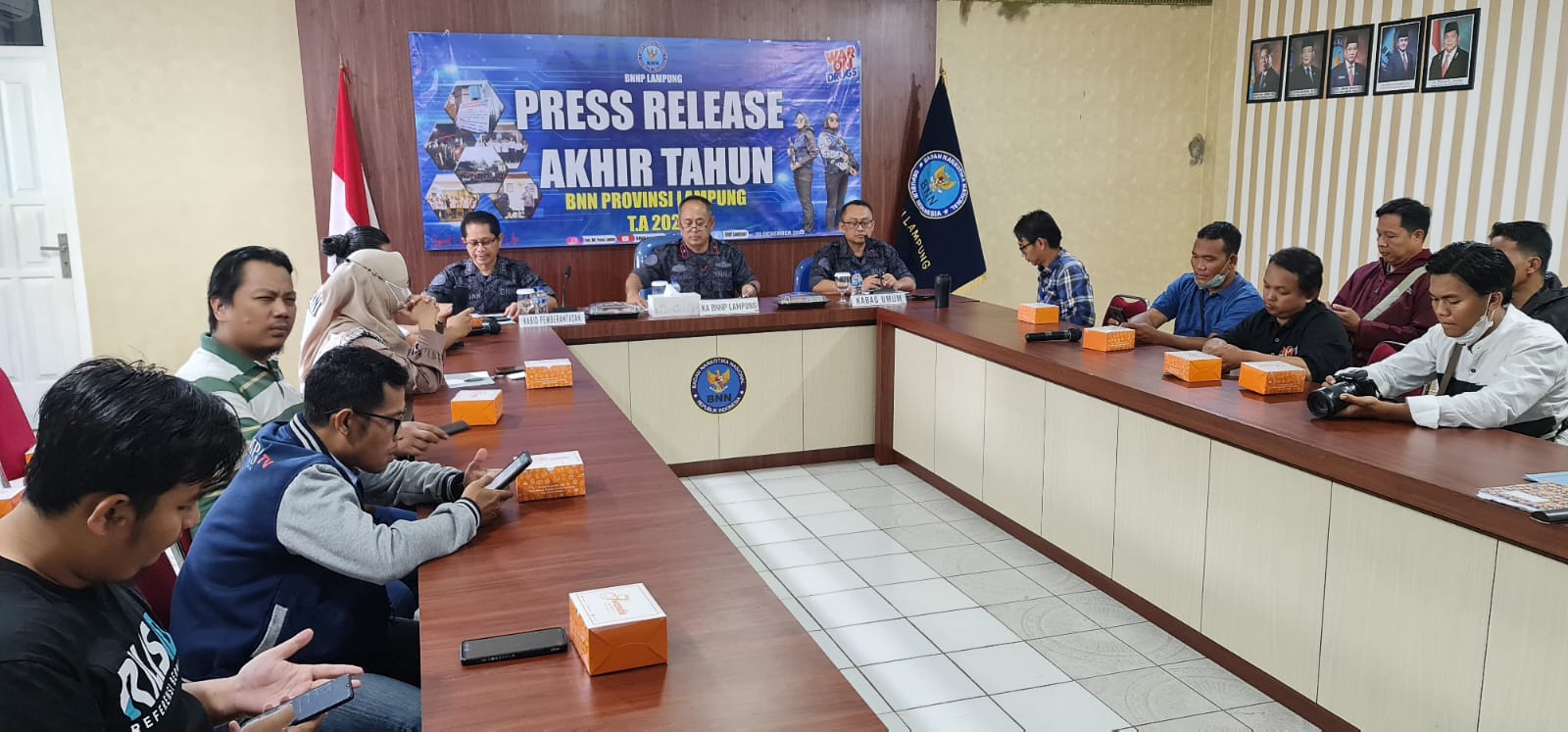 Sepanjang 2022, BNN Lampung Rehab 539 Pecandu Narkoba