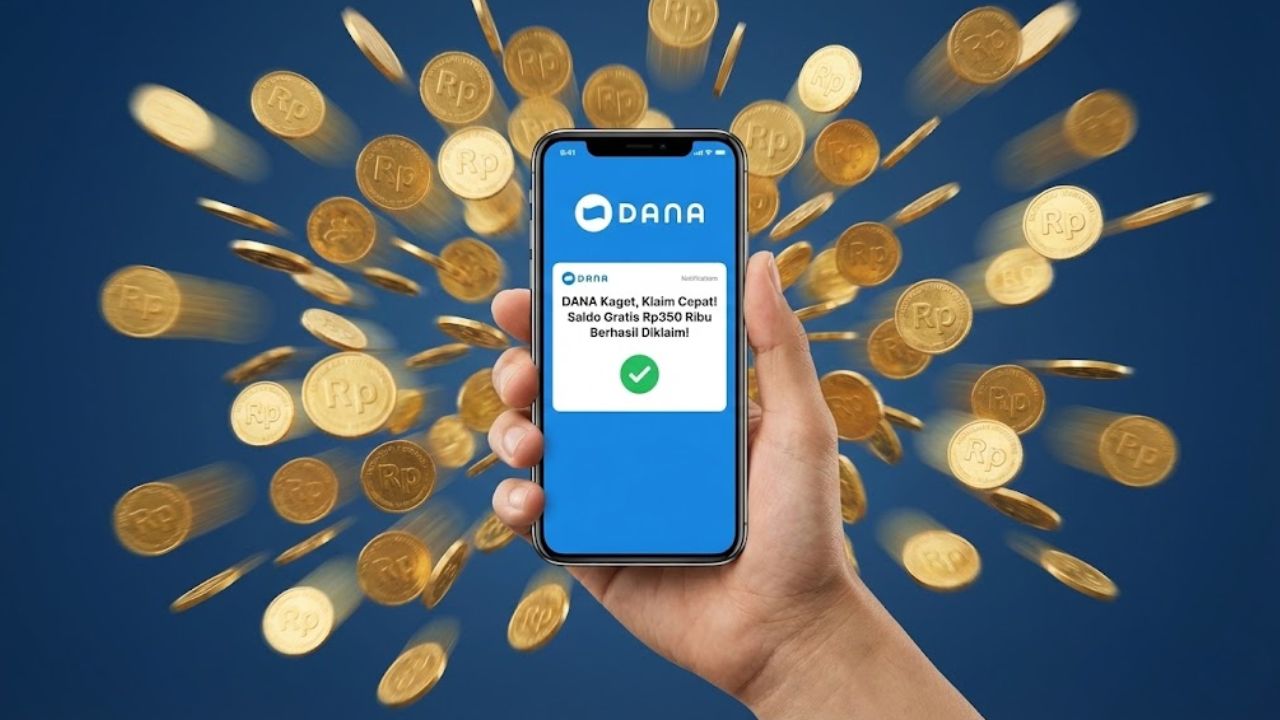Program DANA Kaget Hadir Hari Ini, Klaim Saldo Gratis hingga Rp350.000 Tanpa Diundi!