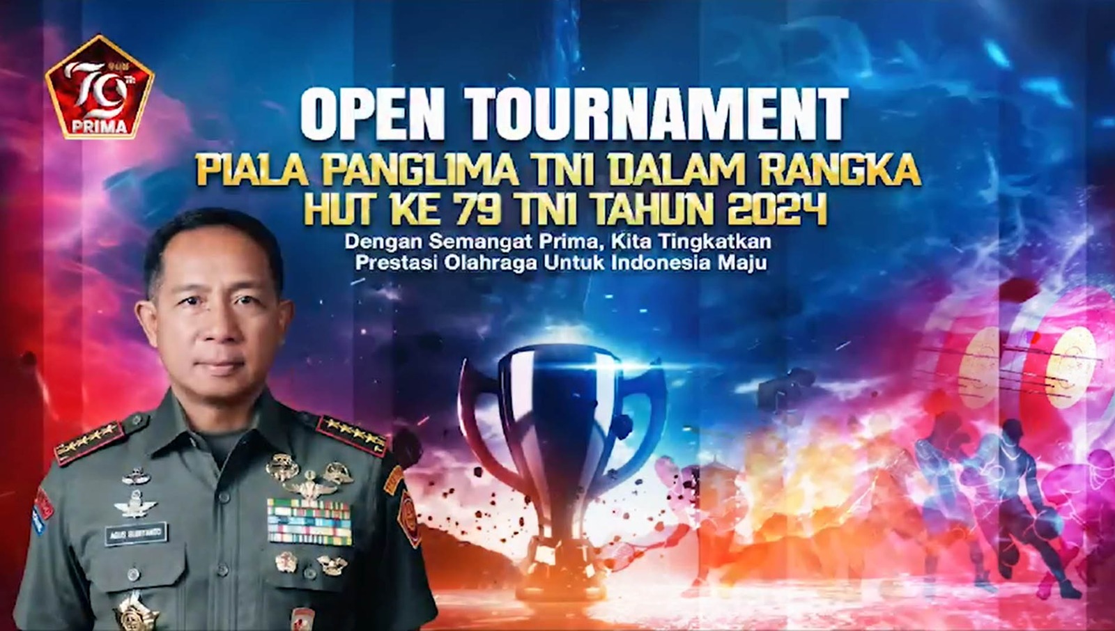 Semarak HUT Ke-79, TNI Gelar Open Tournament Piala Panglima TNI Tahun 2024