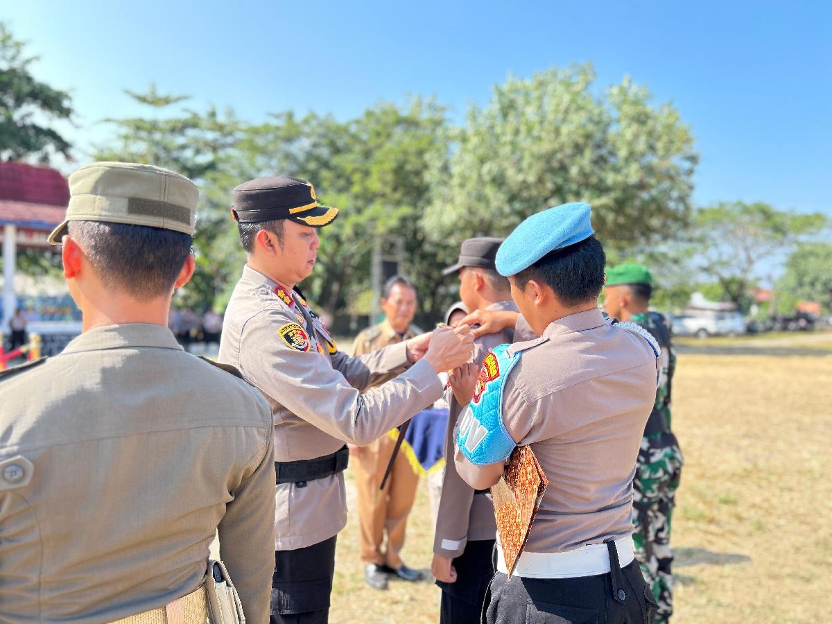 Operasi Mantap Praja Krakatau tahun 2024, Polres Pesisir Barat Laksanakan Apel Gelar Pasukan