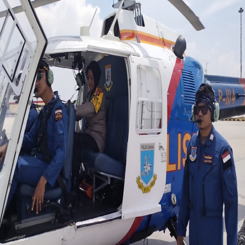 Polda Lampung Siagakan Dua Helikopter untuk Pengamanan WSL Krui Pro 2024