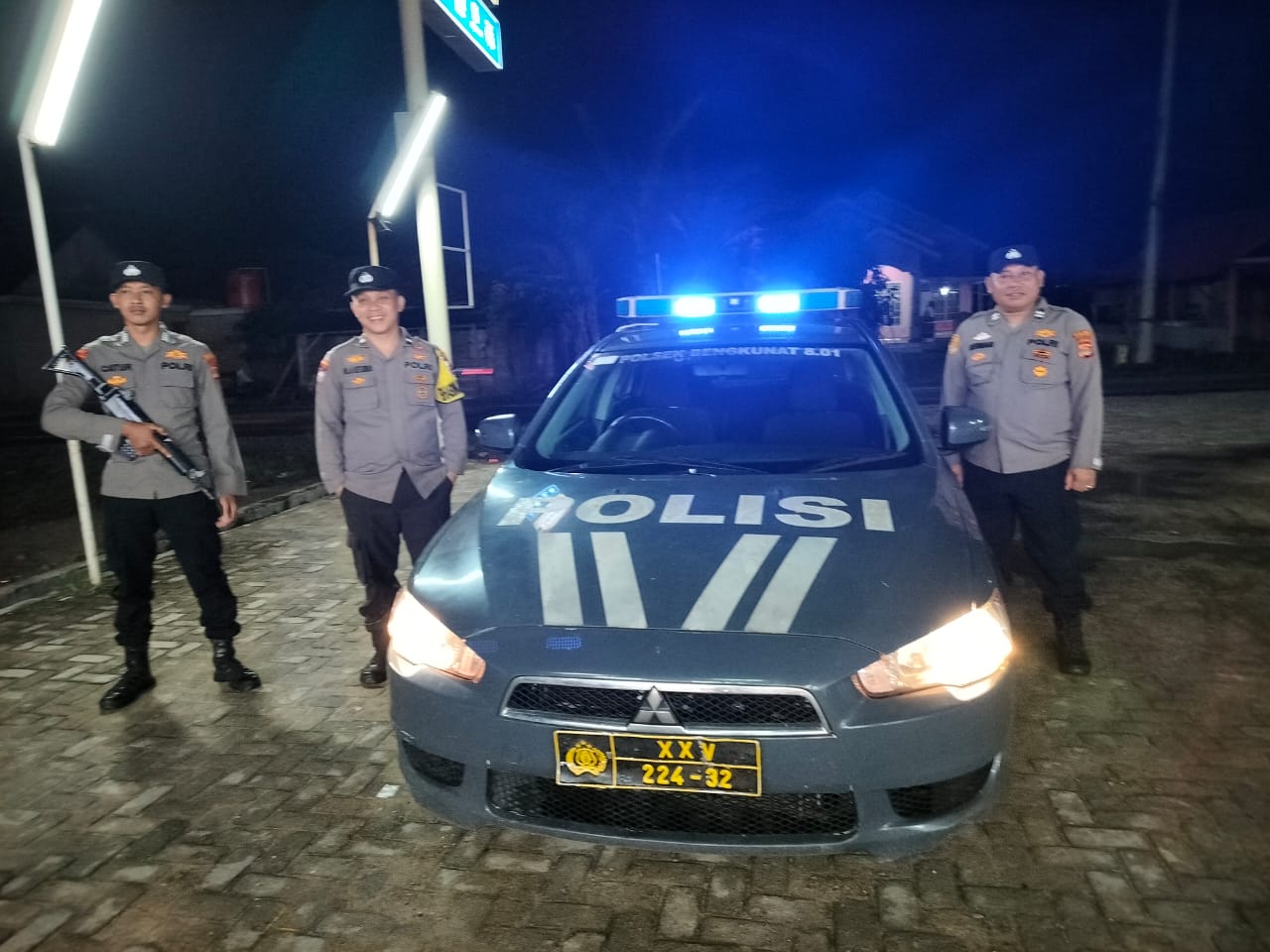 Cegah Tindak Kejahatan, Polsek Bengkunat Tingkatkan Patroli Hunting