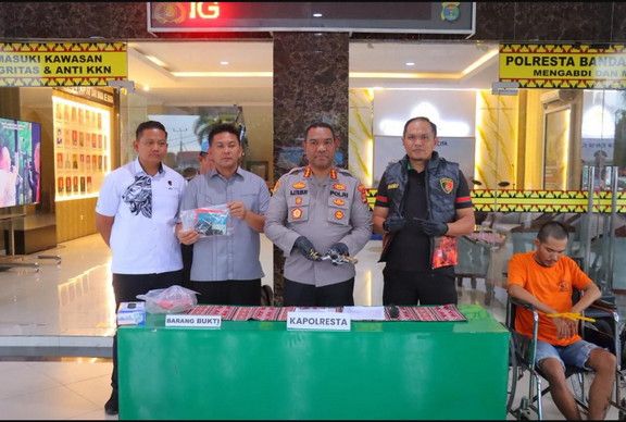 Polresta Bandar Lampung Tangkap Spesialis Curanmor Bersenjata Api Rakitan