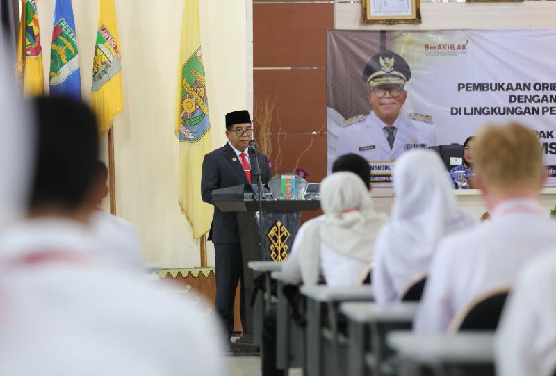 Pj Gubernur Samsudin Buka Orientasi P3K Angkatan V dan VI di Lingkungan Pemprov Lampung