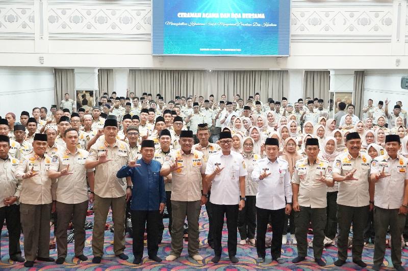 HUT ke-76 Satpol PP, Gubernur Mirza Tekankan Penegakan Perda yang Humanis