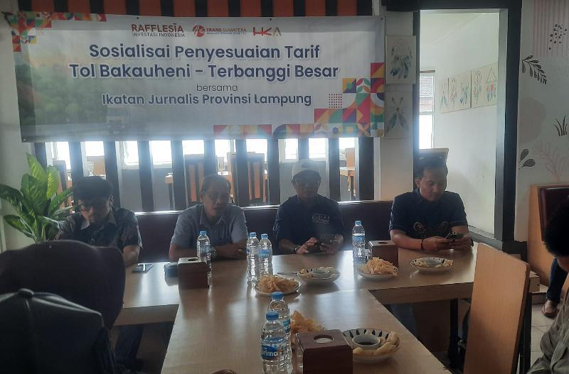 Kolaborasi BTB dan IJP Lampung, Sosialisasi Penyesuaian Tarif Tol