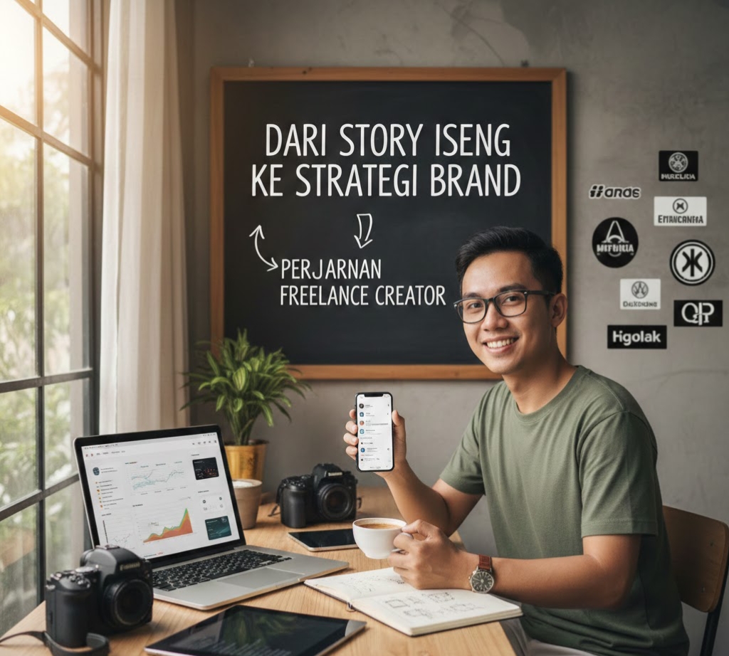 Dari Story Iseng ke Strategi Brand, Perjalanan Freelance Creator