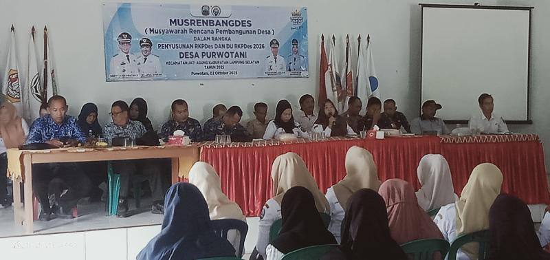 Infrastruktur dan Penanganan Stunting menjadi Prioritas Desa Purwotani Di Tahun 2026