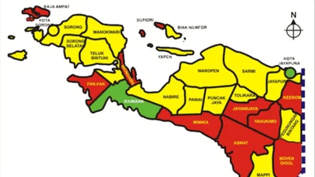 Papua Bakal Jadi 7 Provinsi, Terbaru Usulan Provinsi PBT Pemekaran dari Papua Barat