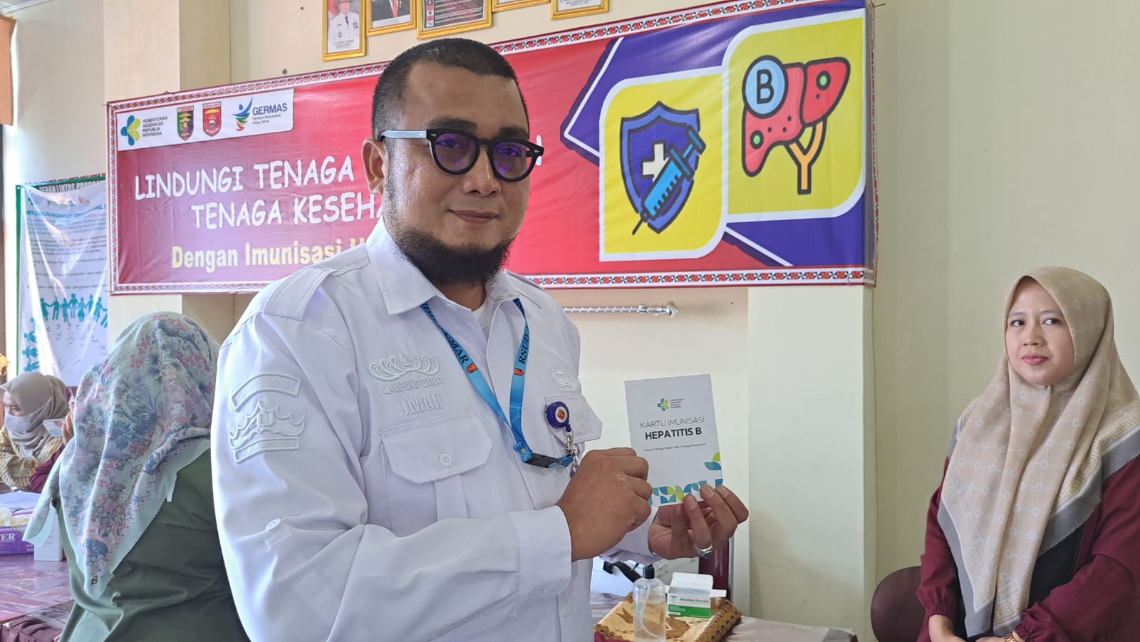 874 Nakes di Lampung Barat Jadi Peserta Imunisasi Hepatitis B