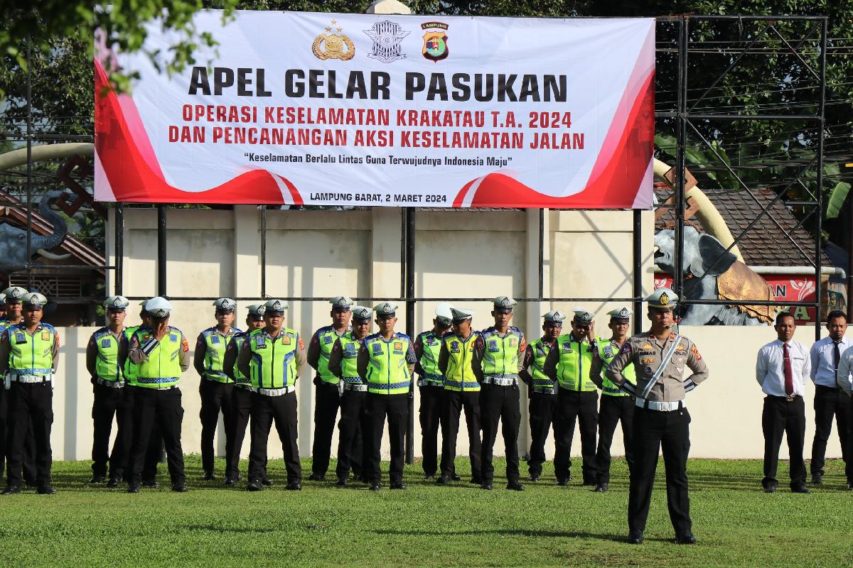 Operasi Keselamatan Dimulai, Polres Lambar Tetapkan 5 Aturan Lalulintas yang Tidak Boleh Dilanggar